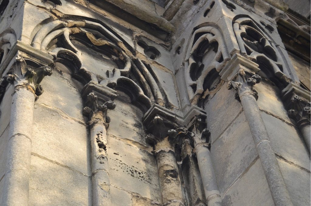 Détail de dégradation de la Basilique