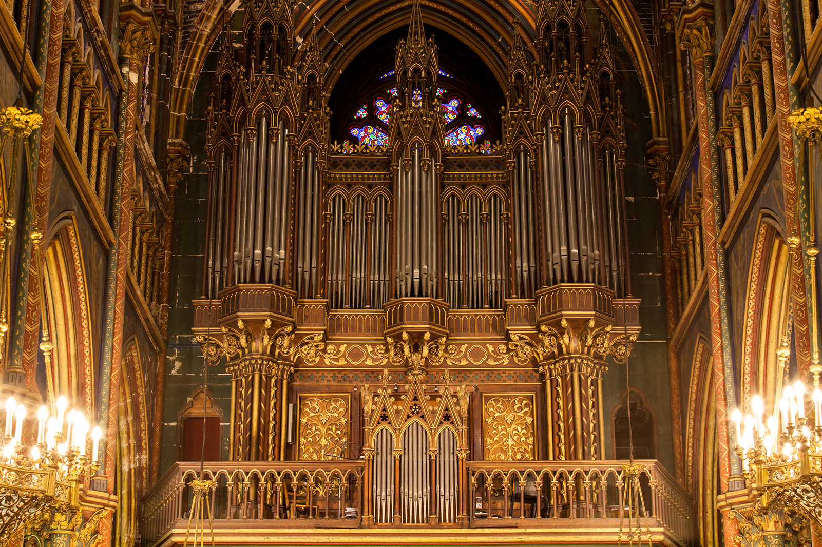 Buffet d’orgue du facteur Cavaillé-Coll inauguré en 1857